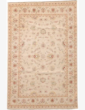 6' 5 x 9' 9 Hand Knotted Ziegler Rug