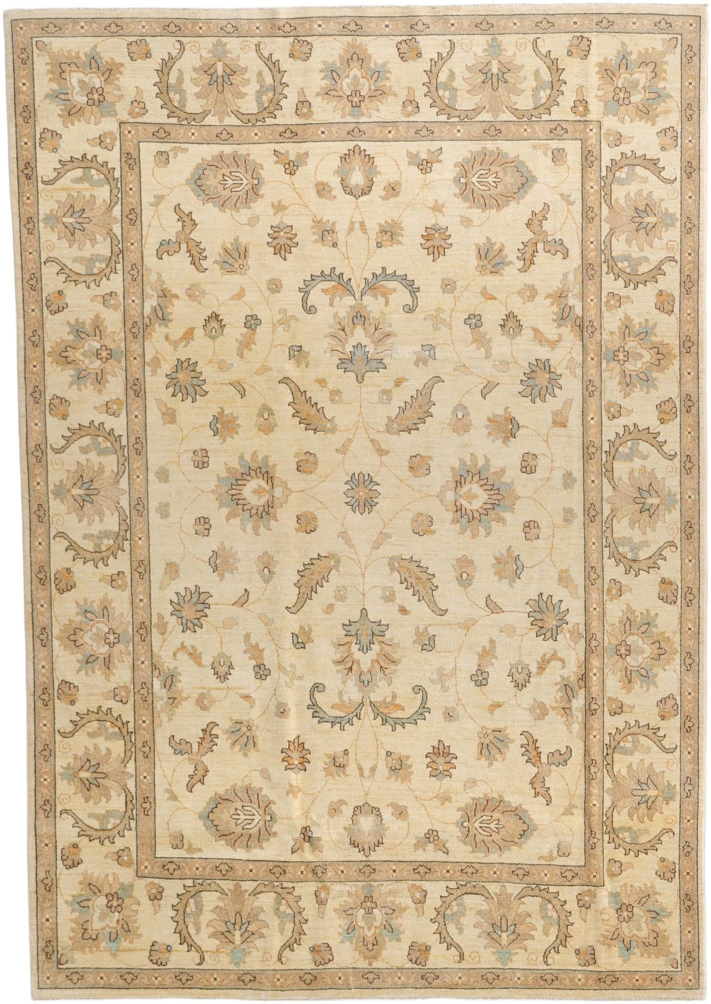6' 7 x 9' 4 Hand Knotted Ziegler Rug