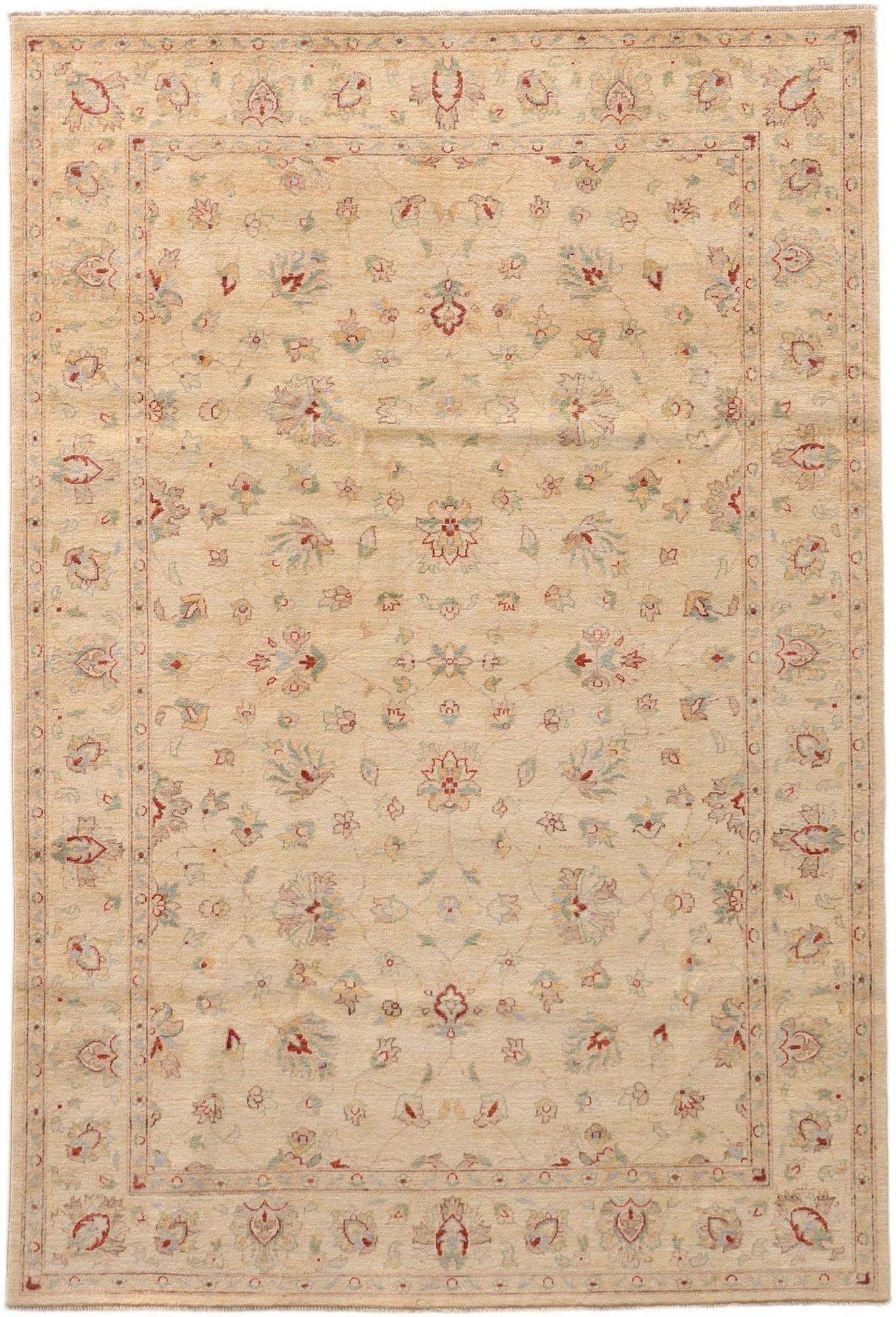 6' 7 x 9' 9 Hand Knotted Ziegler Rug