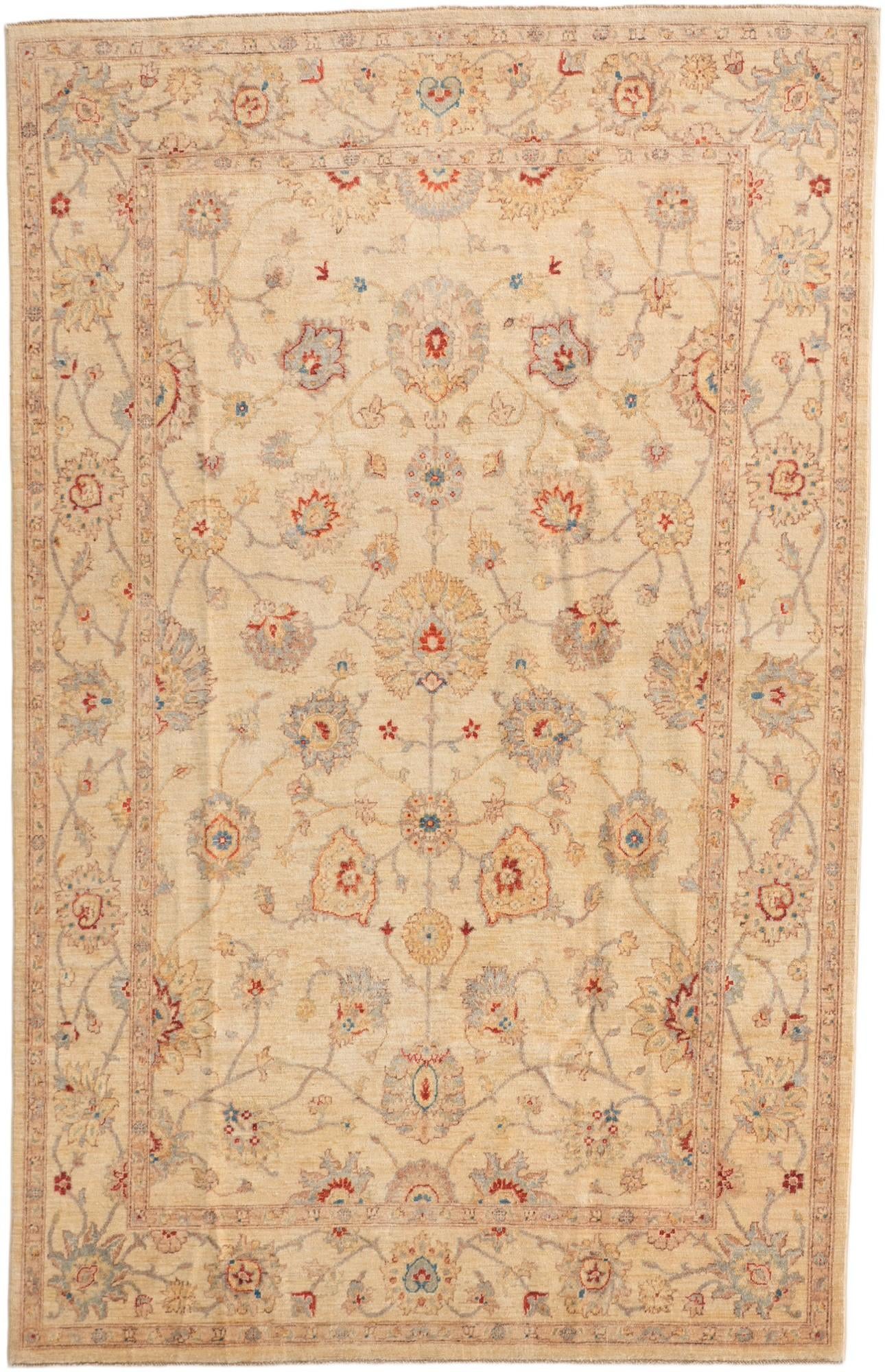 6' 4 x 9' 10 Hand Knotted Ziegler Rug