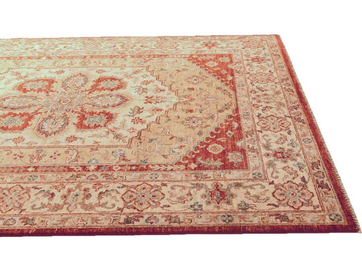 5' 1 x 6' 9 Hand Knotted Ziegler Rug