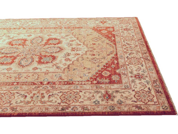 Detail image of 5' 1 x 6' 9 Hand Knotted Ziegler Rug