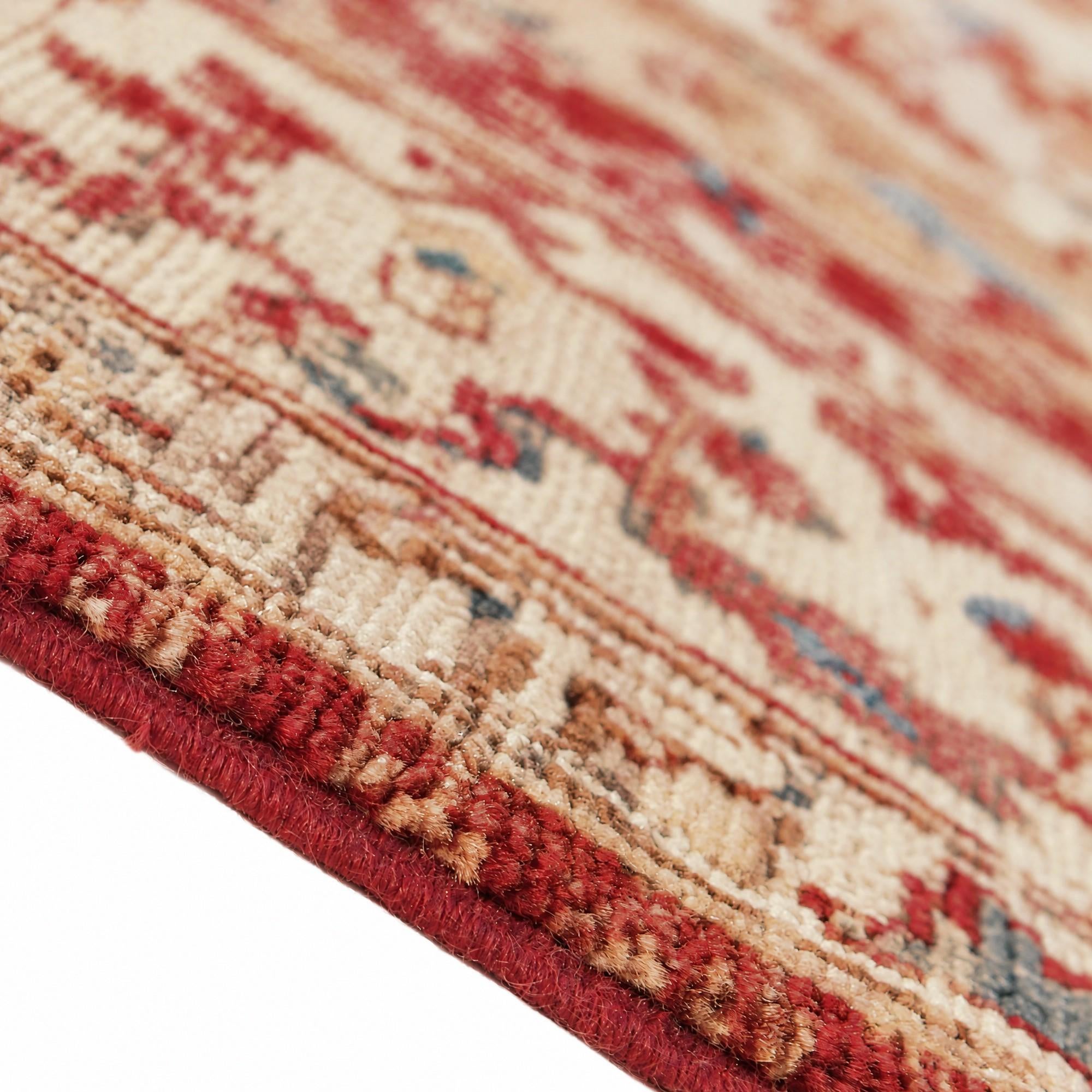 155cm x 205cm Hand Knotted Ziegler Rug
