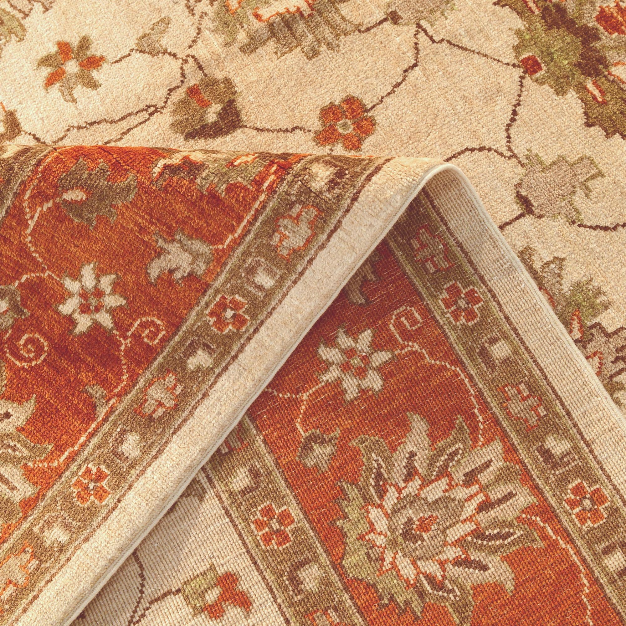 6' x 8' 10 Hand Knotted Ziegler Rug