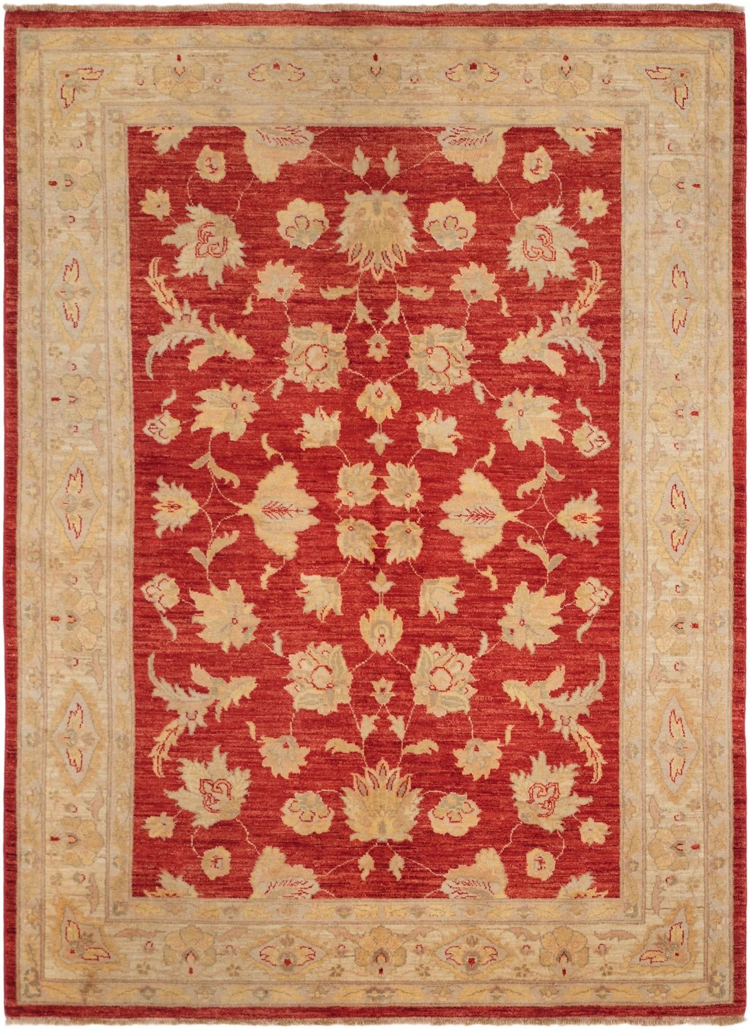 5' 6 x 7' 7 Hand Knotted Ziegler Rug