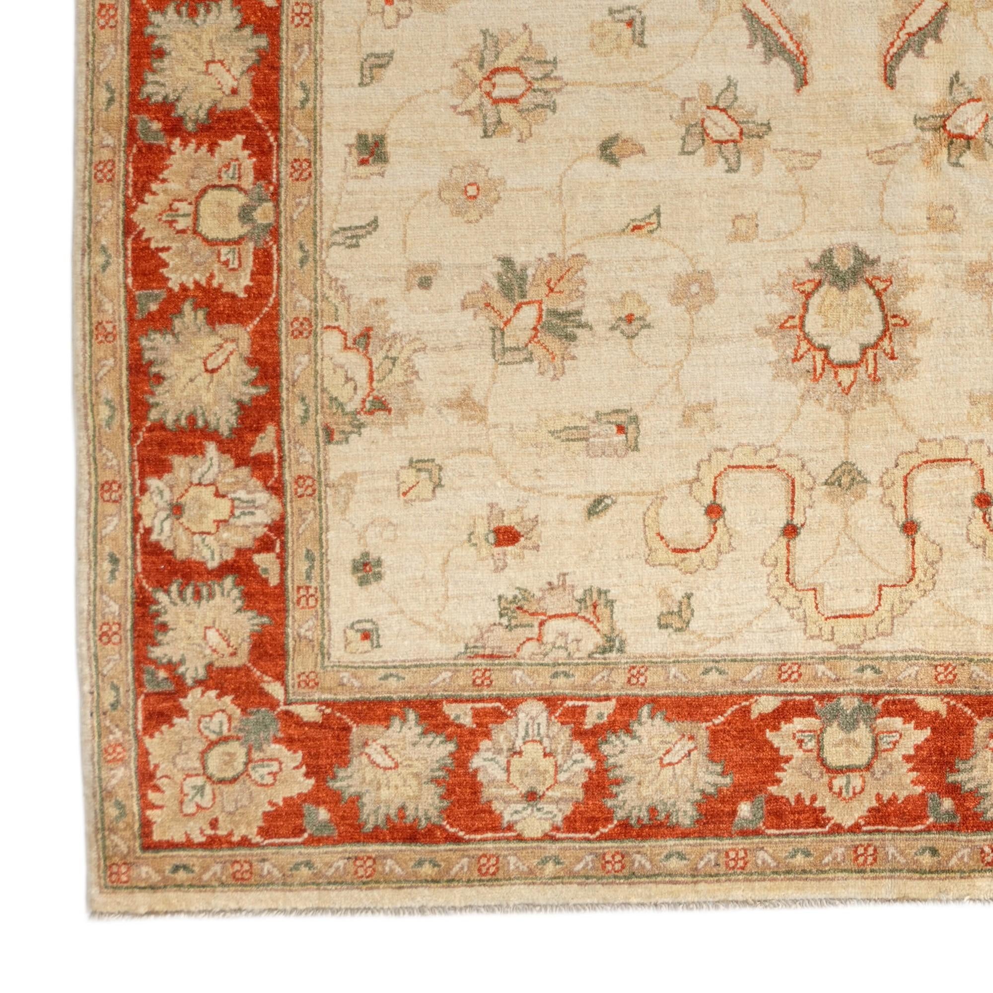 155cm x 200cm Hand Knotted Ziegler Rug