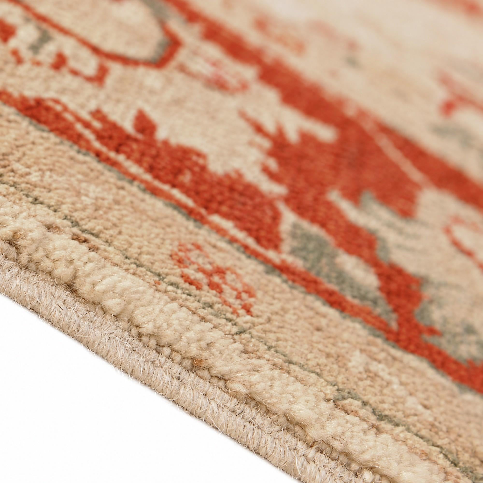 155cm x 200cm Hand Knotted Ziegler Rug