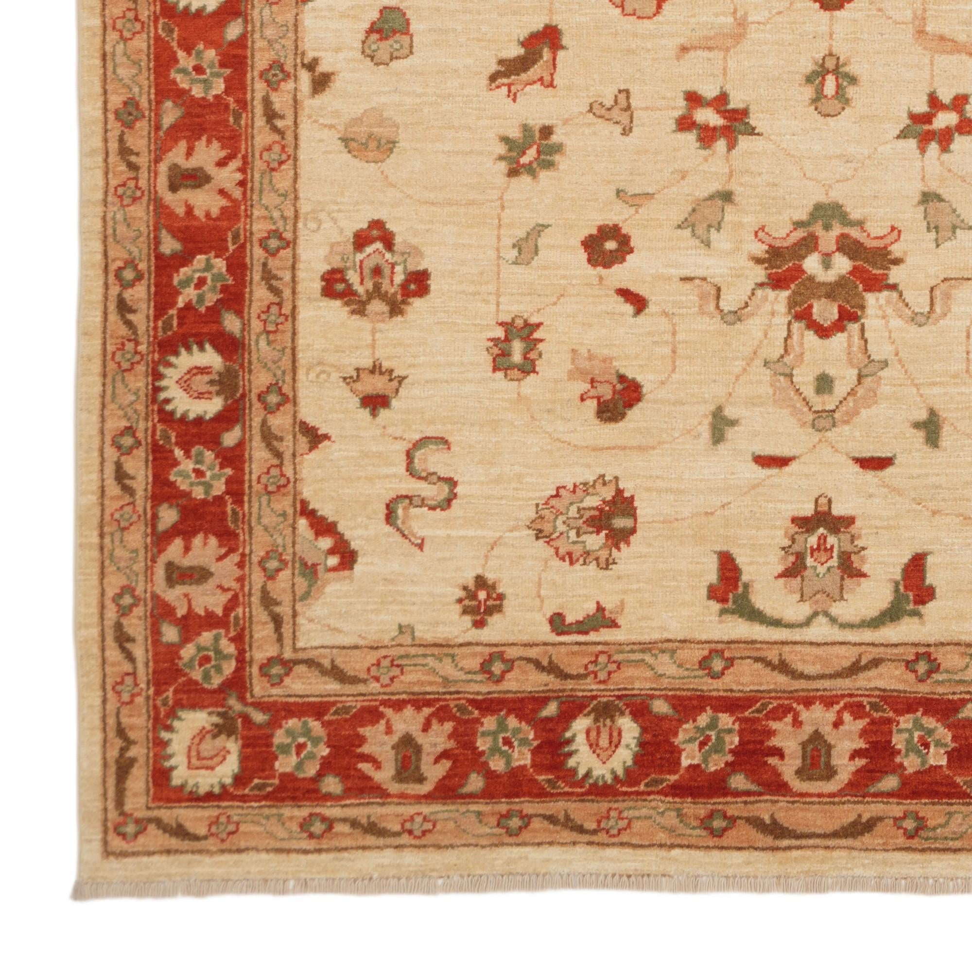 150cm x 190cm Hand Knotted Ziegler Rug
