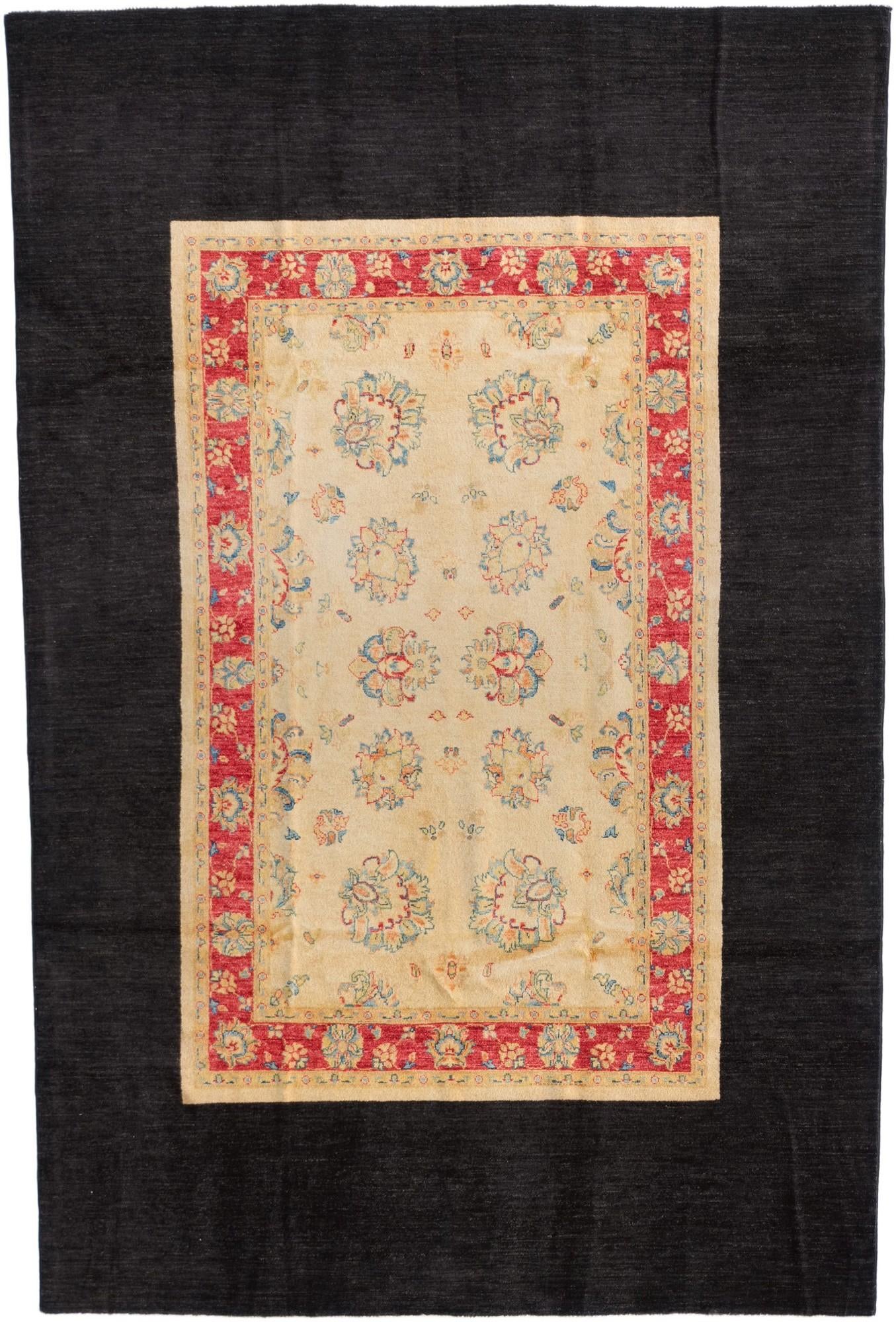 6' 5 x 9' 6 Hand Knotted Ziegler Rug