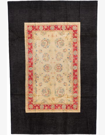 6' 5 x 9' 6 Hand Knotted Ziegler Rug