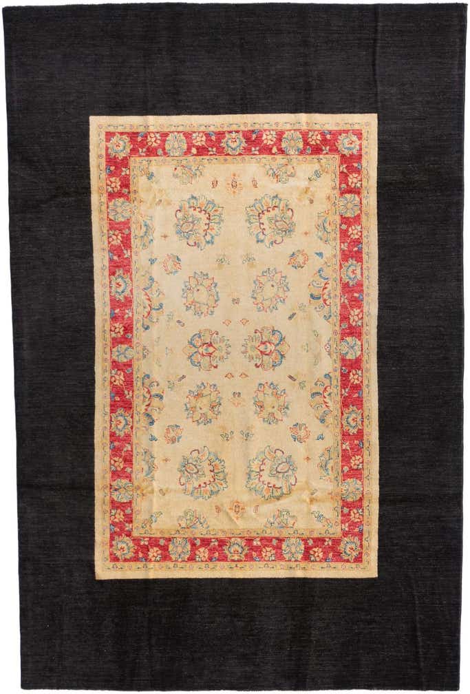 6' 5 x 9' 6 Hand Knotted Ziegler Rug