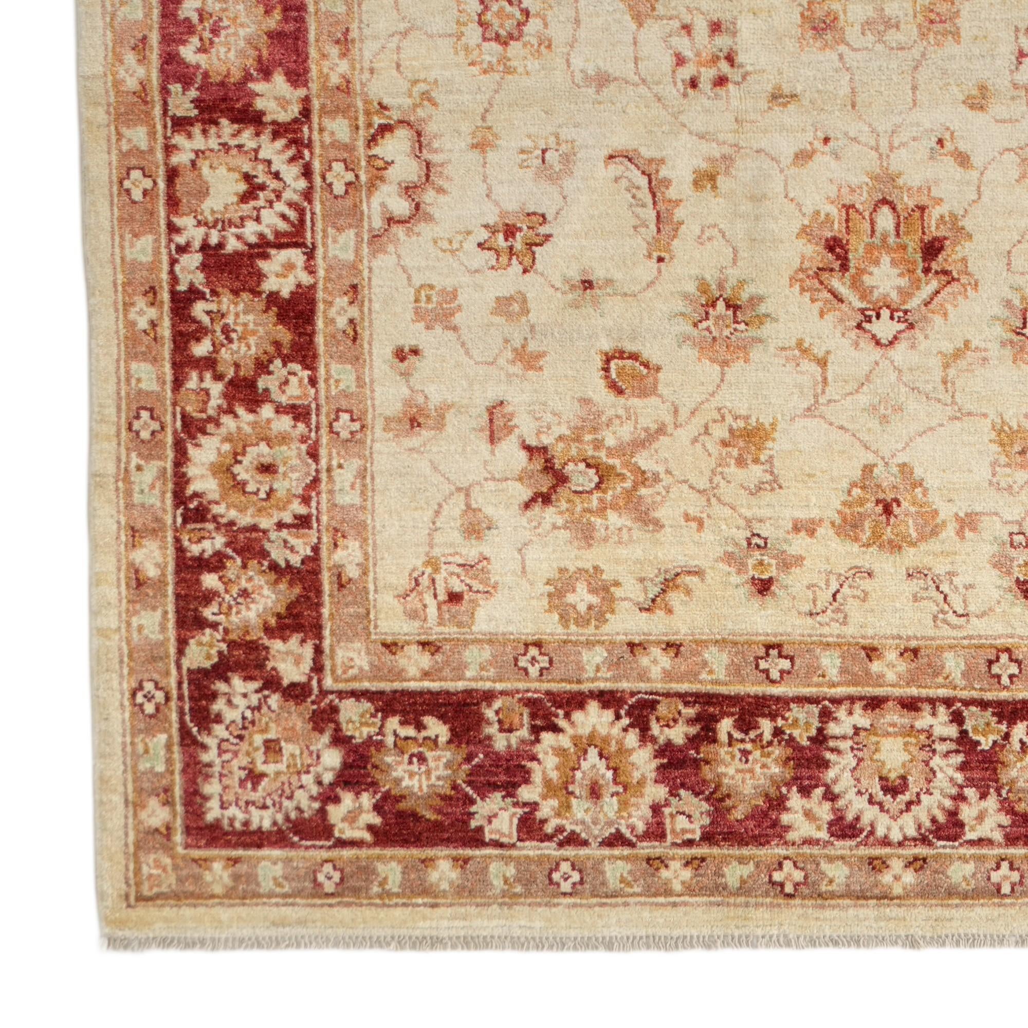 145cm x 205cm Hand Knotted Ziegler Rug