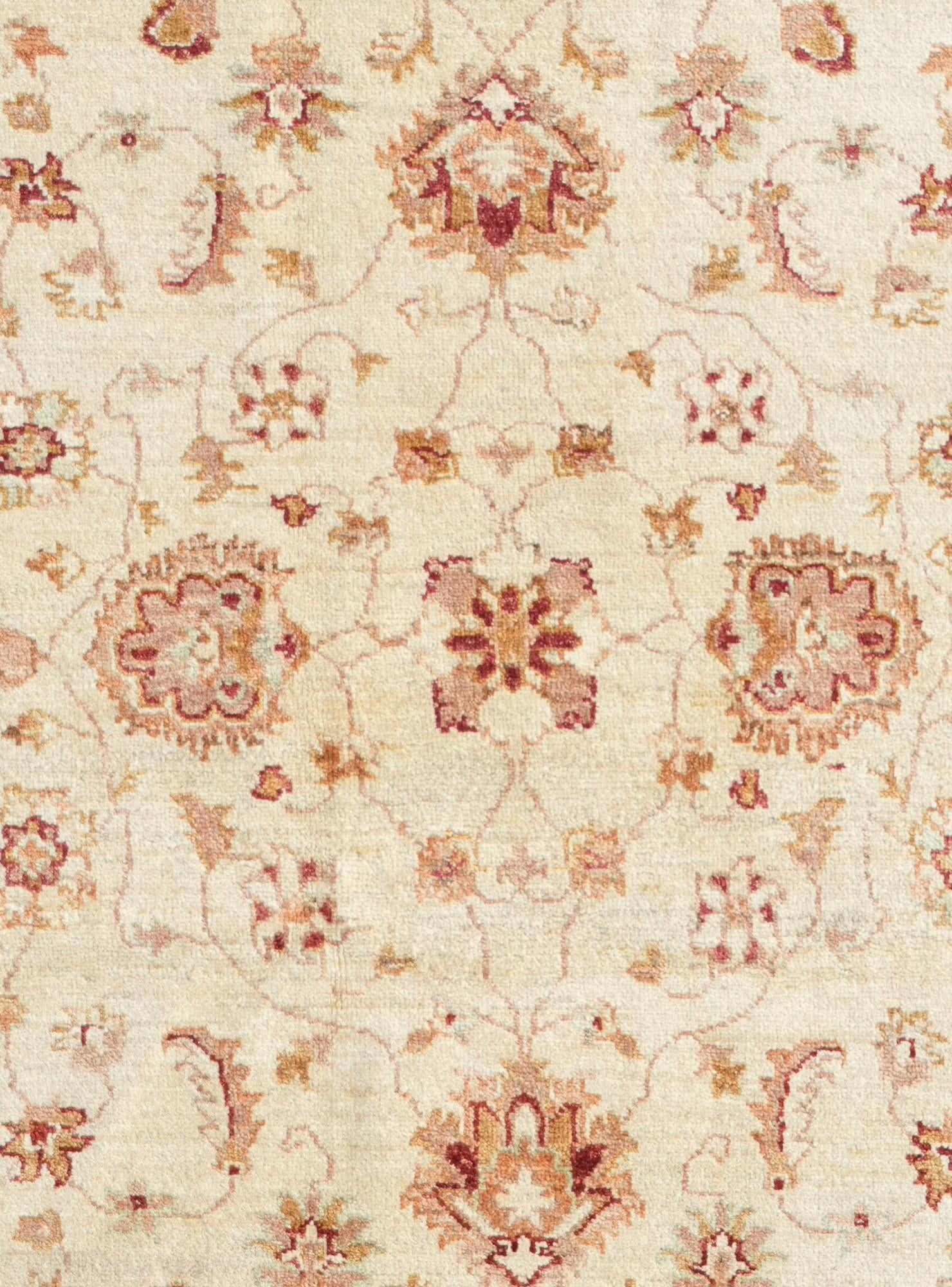 4' 10 x 6' 8 Hand Knotted Ziegler Rug