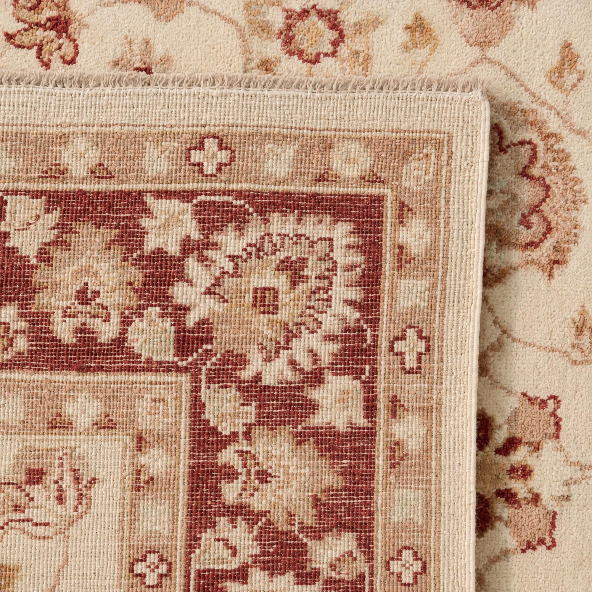 145cm x 205cm Hand Knotted Ziegler Rug
