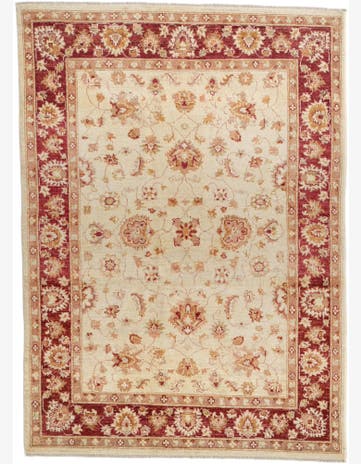 4' 10 x 6' 8 Hand Knotted Ziegler Rug