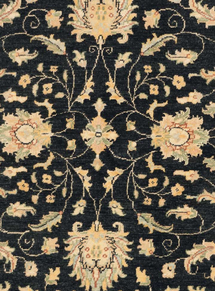 4' 11 x 7' 4 Hand Knotted Ziegler Rug