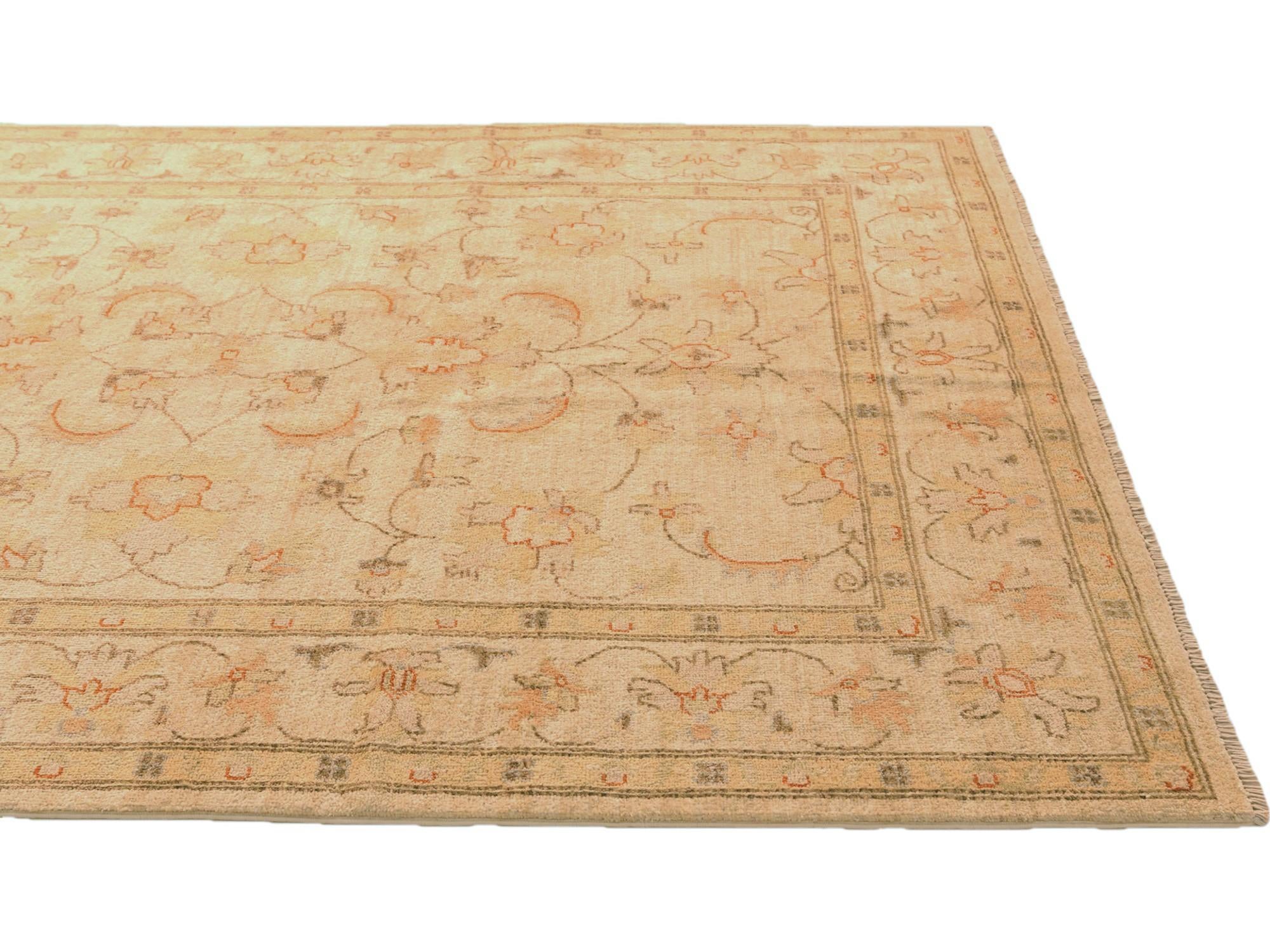 4' 10 x 6' 7 Hand Knotted Ziegler Rug