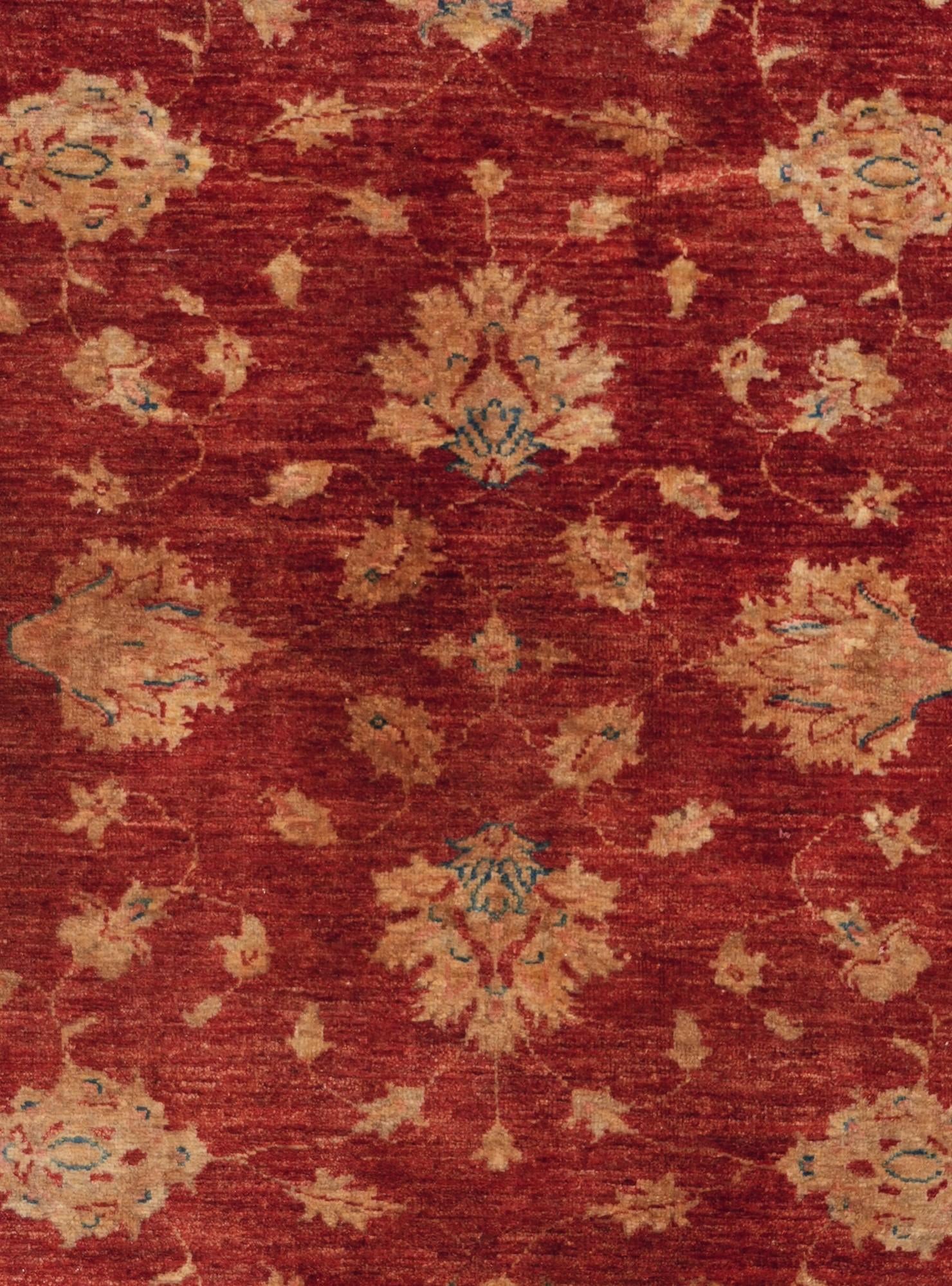 4' 11 x 6' 7 Hand Knotted Ziegler Rug