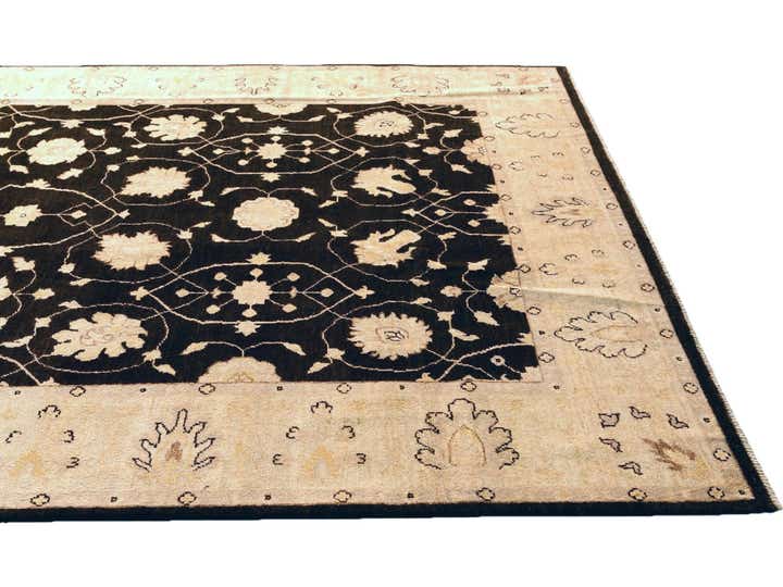 6' 1 x 8' 11 Hand Knotted Ziegler Rug