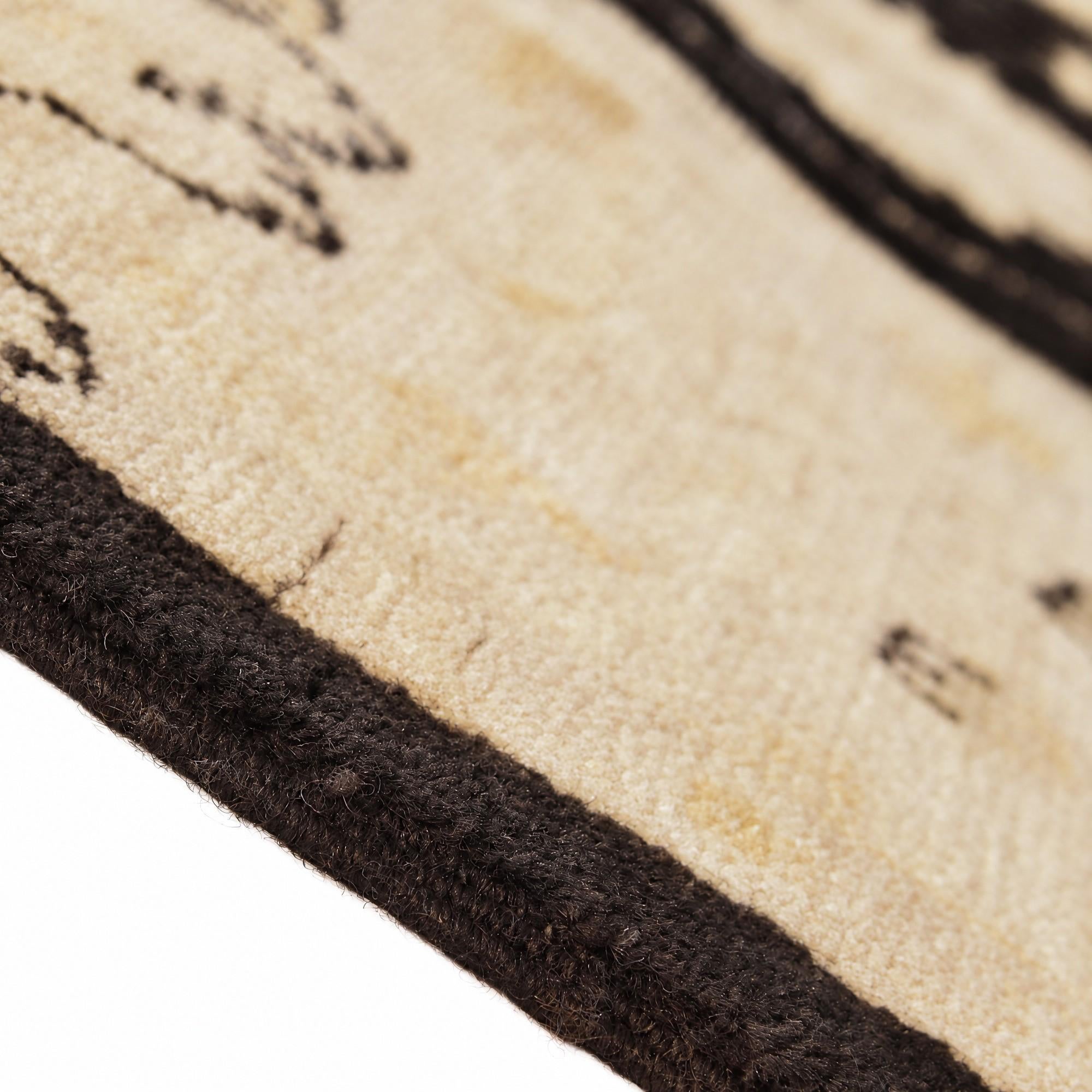 185cm x 270cm Hand Knotted Ziegler Rug