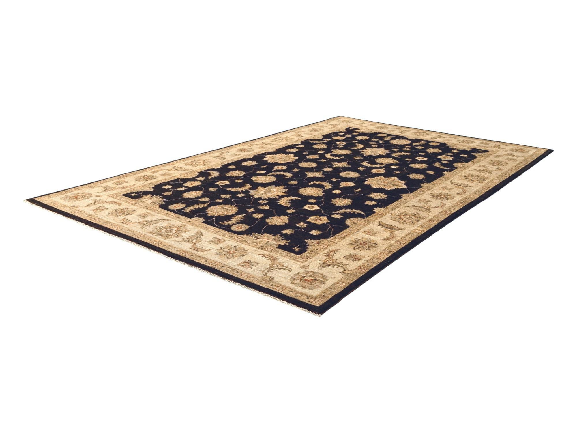 6' 2 x 9' 9 Hand Knotted Ziegler Rug