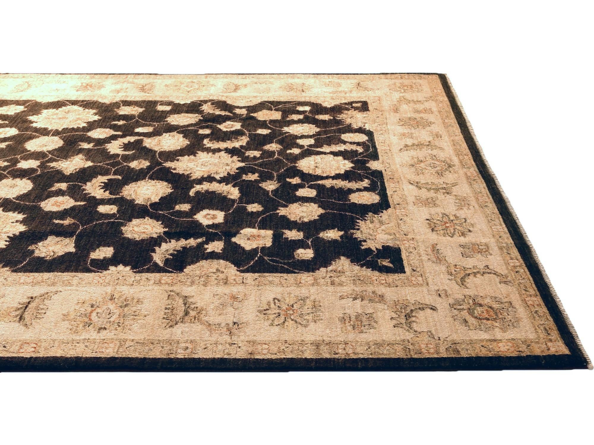 6' 2 x 9' 9 Hand Knotted Ziegler Rug