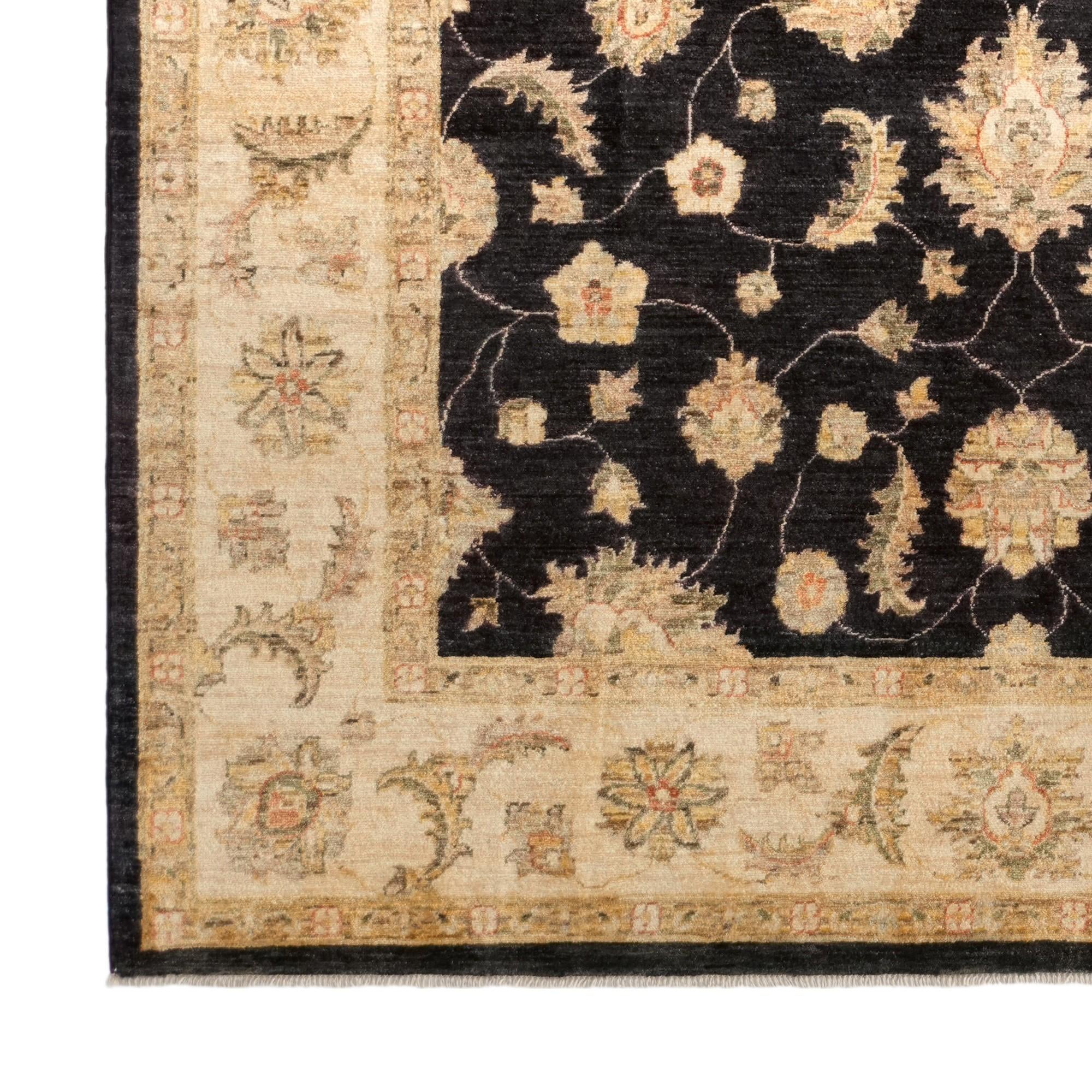 6' 2 x 9' 9 Hand Knotted Ziegler Rug
