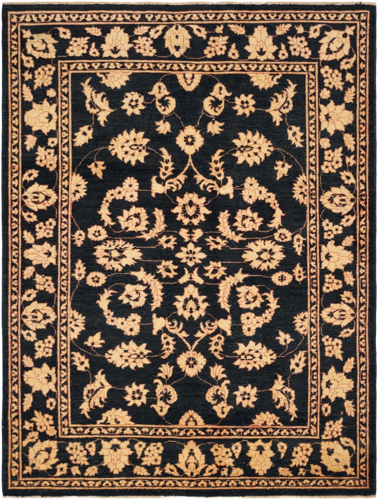 5' x 6' 7 Hand Knotted Ziegler Rug