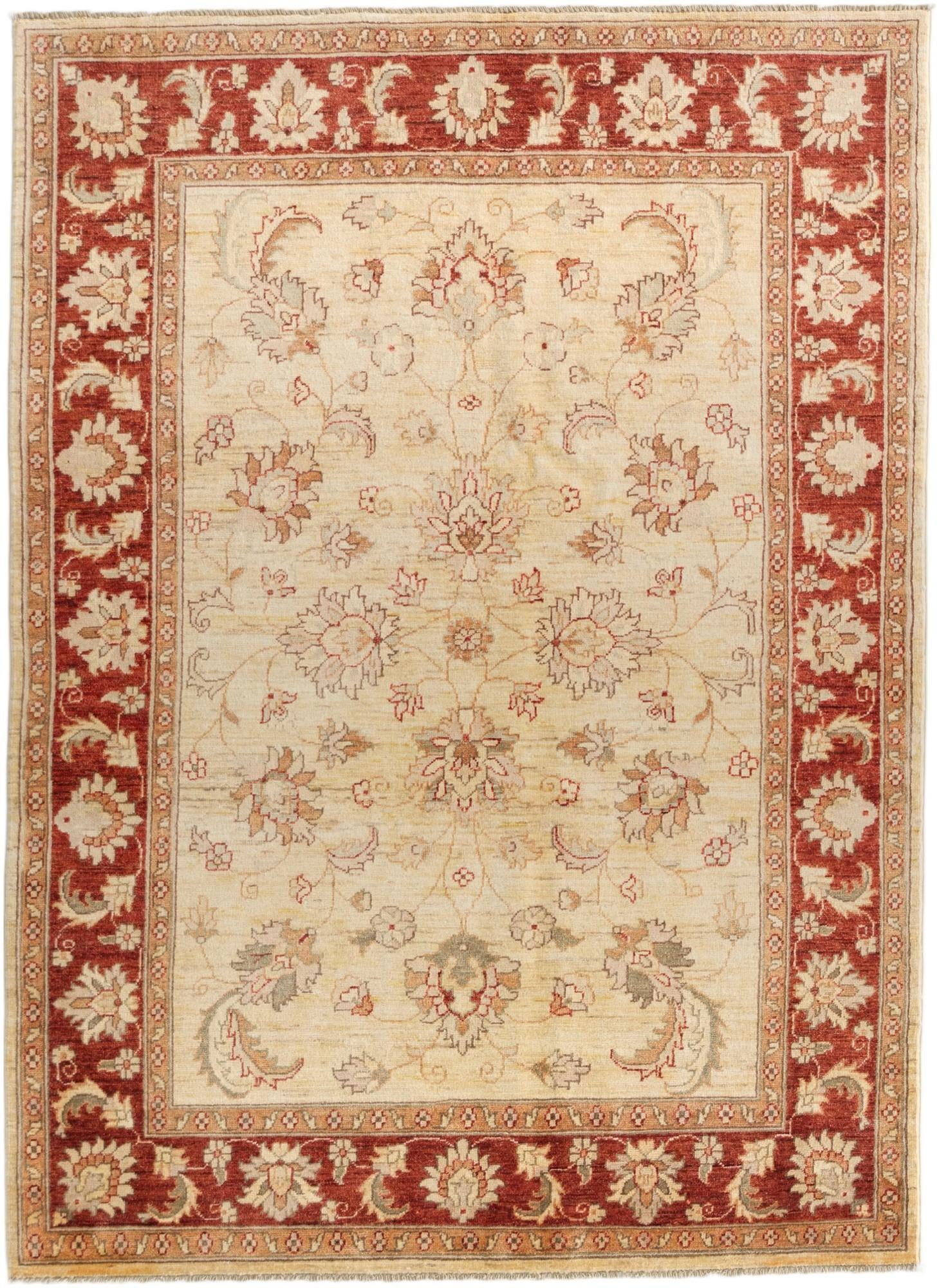 5' x 6' 11 Hand Knotted Ziegler Rug