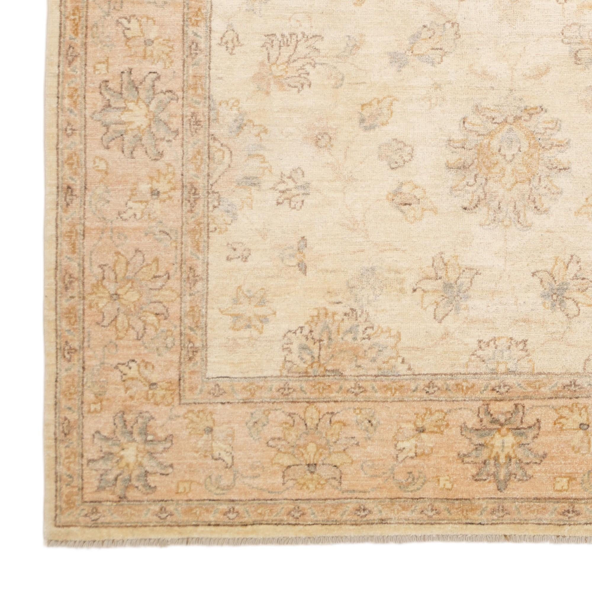 5' 1 x 6' 6 Hand Knotted Ziegler Rug