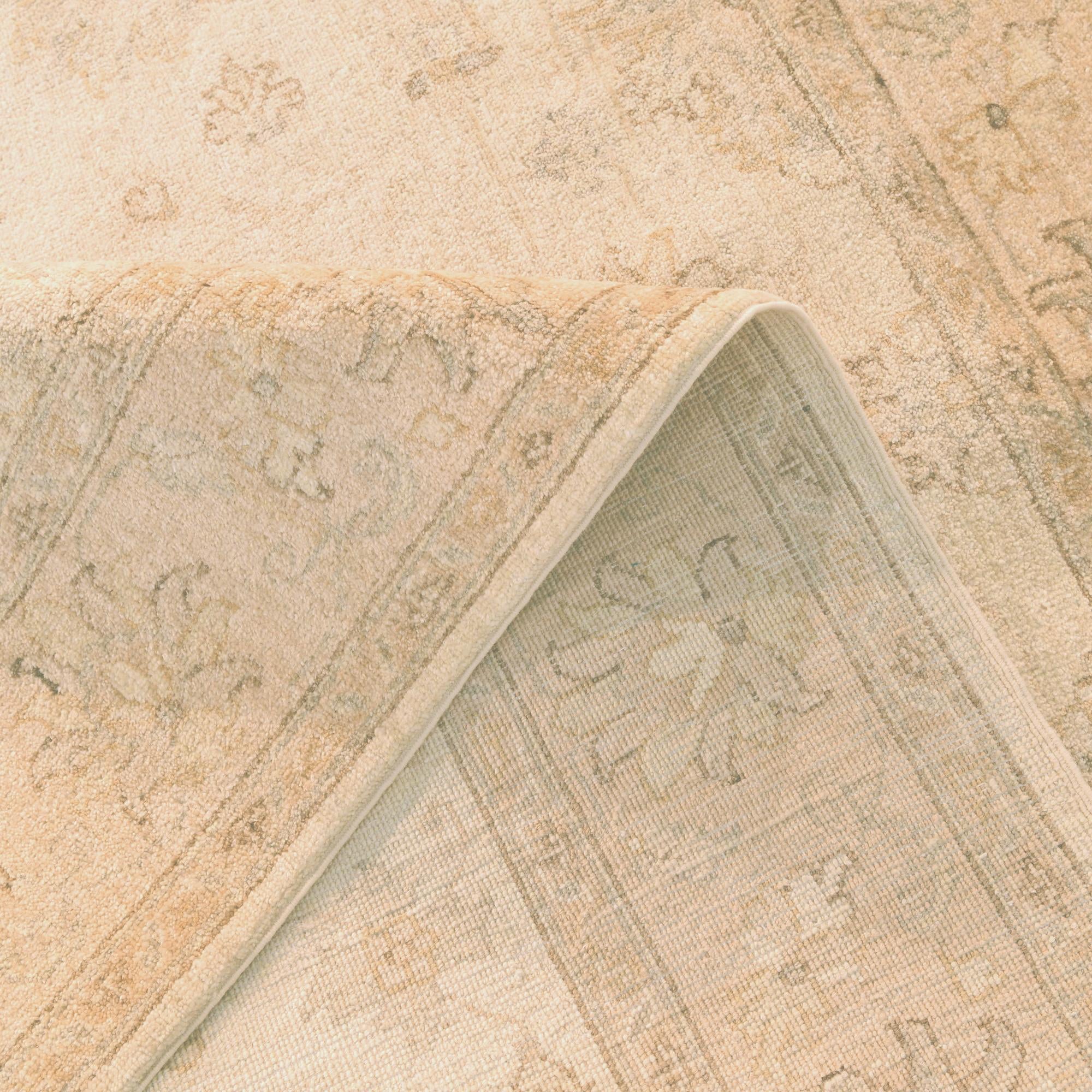 5' 1 x 6' 6 Hand Knotted Ziegler Rug
