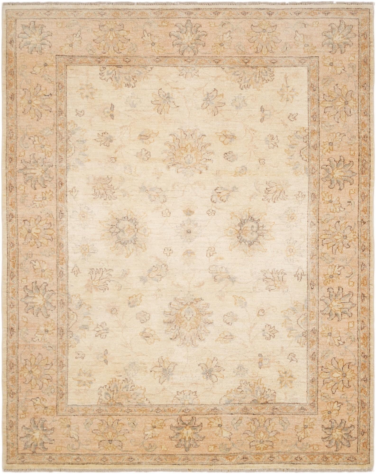 5' 1 x 6' 6 Hand Knotted Ziegler Rug
