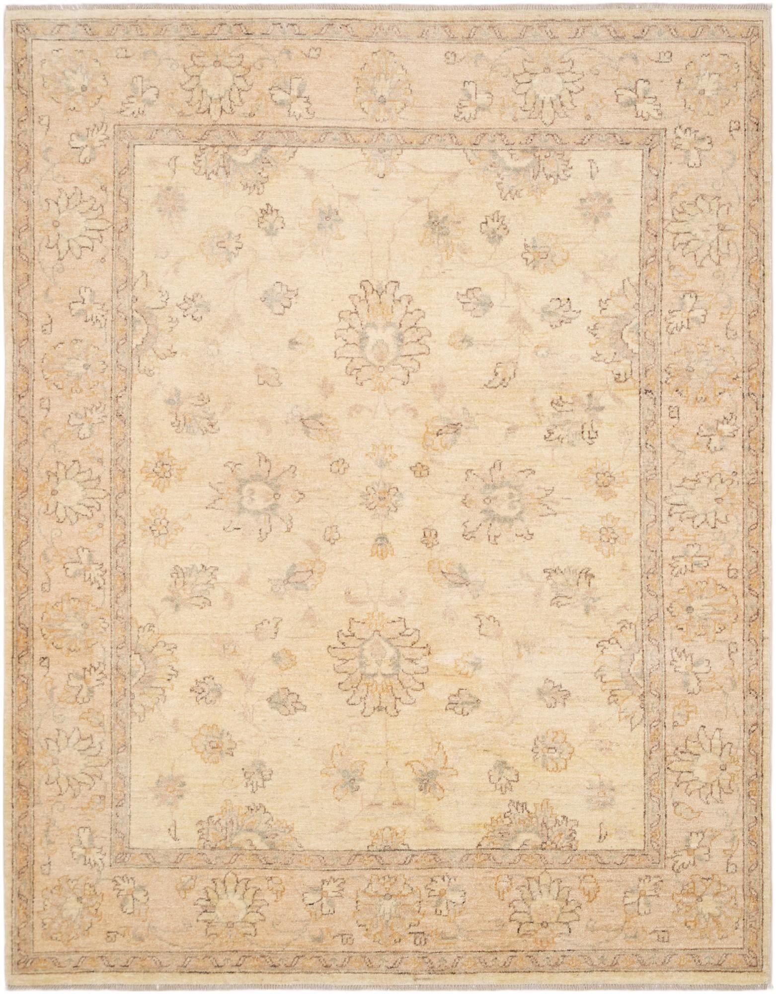 5' 1 x 6' 7 Hand Knotted Ziegler Rug