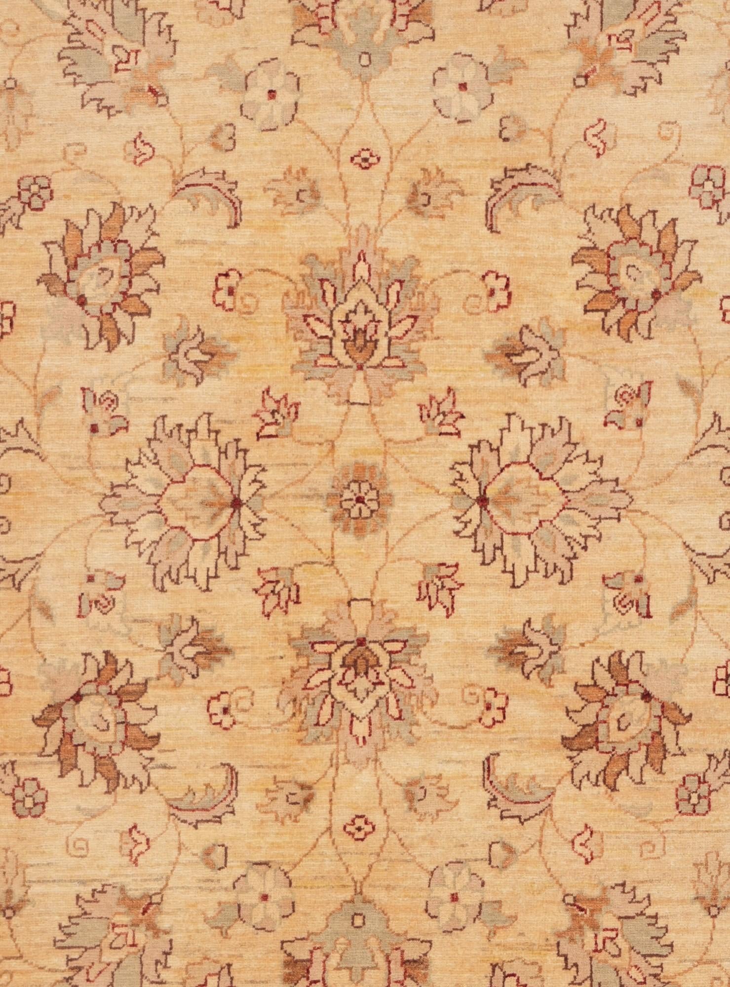 5' x 7' Hand Knotted Ziegler Rug