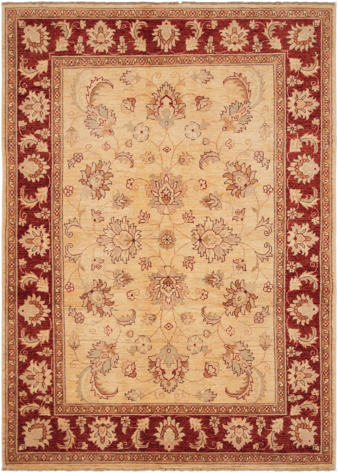 5' x 7' Hand Knotted Ziegler Rug