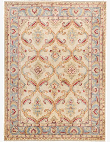 5' 1 x 6' 10 Hand Knotted Ziegler Rug