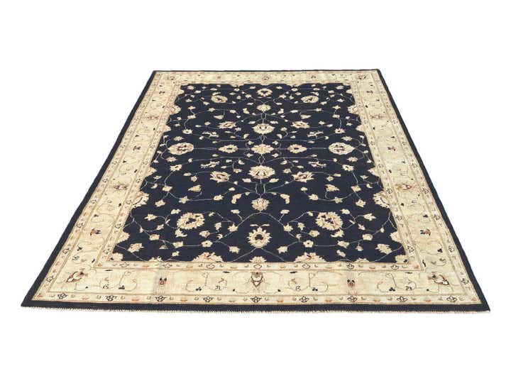 6' 2 x 9' 1 Hand Knotted Ziegler Rug