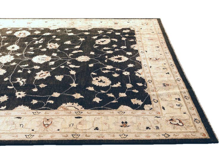 Detailansicht von 190cm x 275cm Handgeknüpft Ziegler Teppich