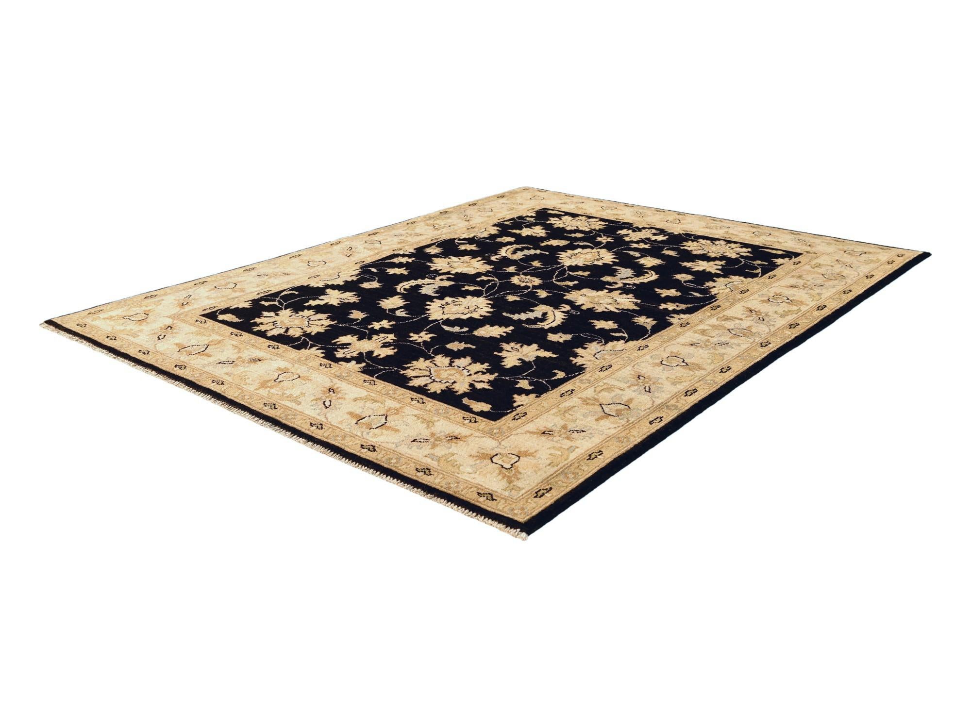 4' 11 x 6' 4 Hand Knotted Ziegler Rug