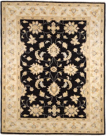 4' 11 x 6' 4 Hand Knotted Ziegler Rug