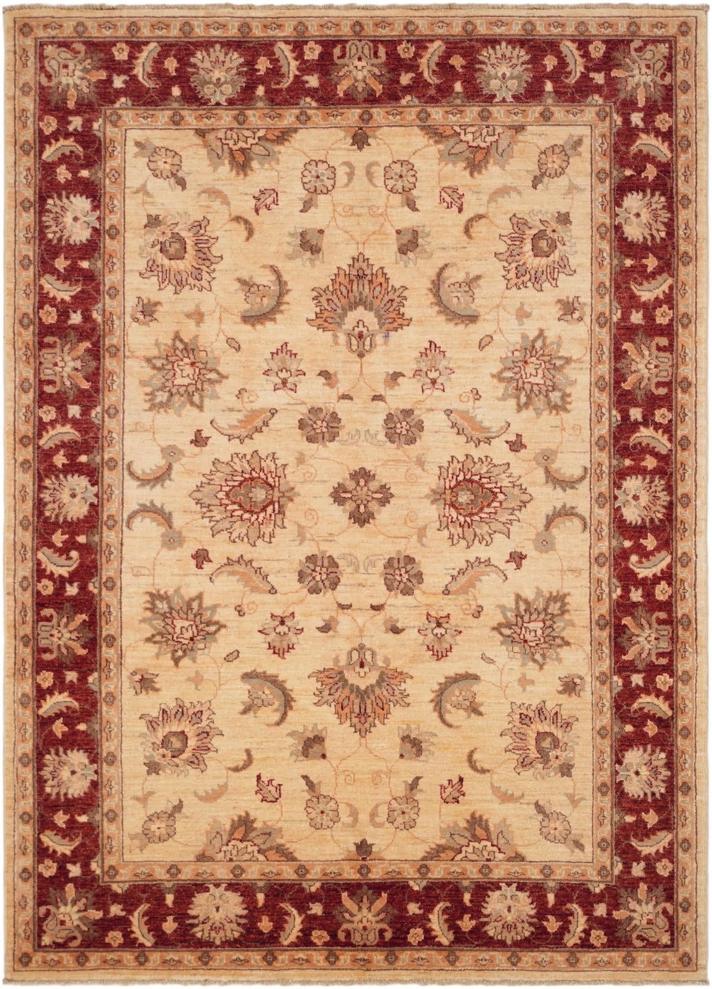 5' x 7' Hand Knotted Ziegler Rug
