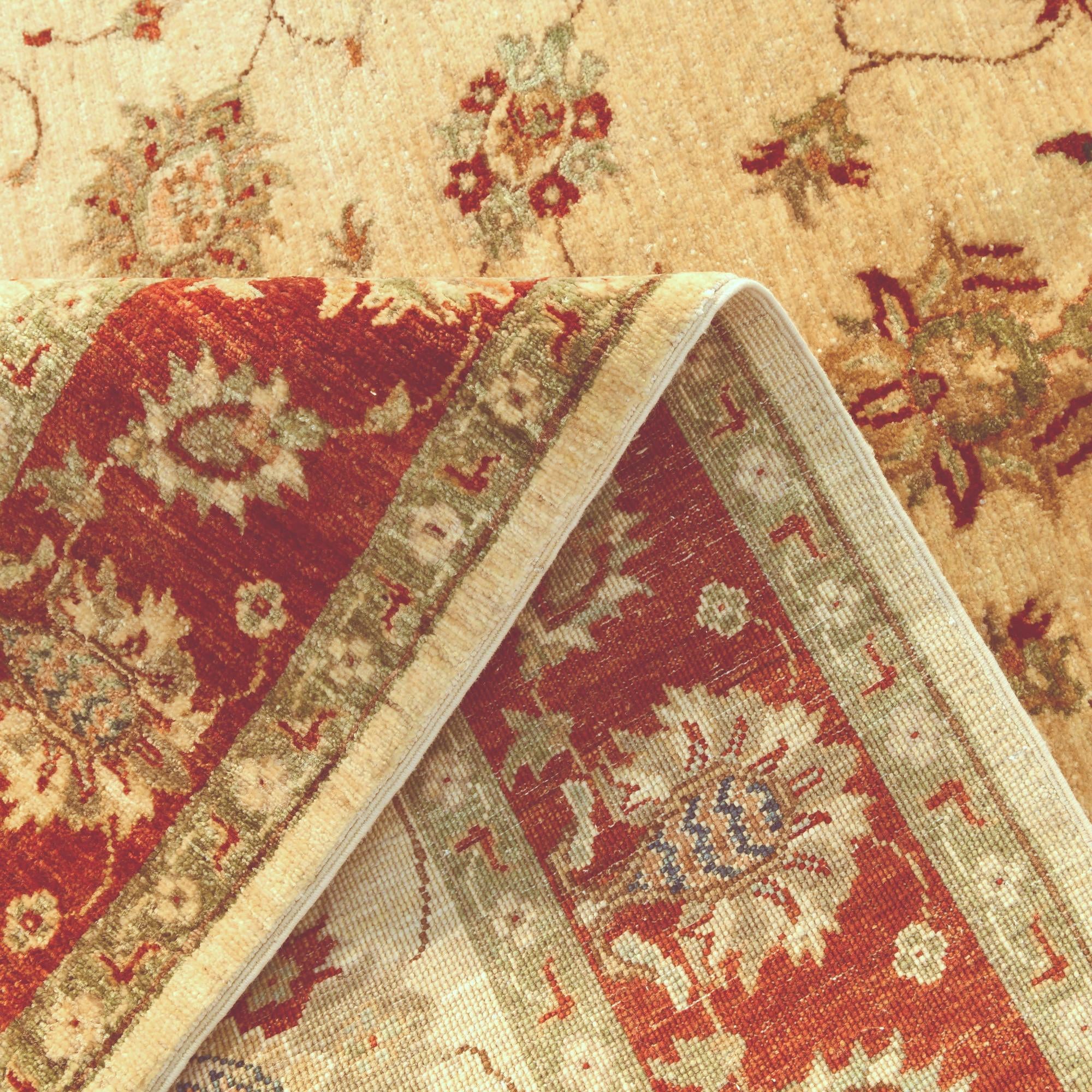 5' 1 x 6' 7 Hand Knotted Ziegler Rug