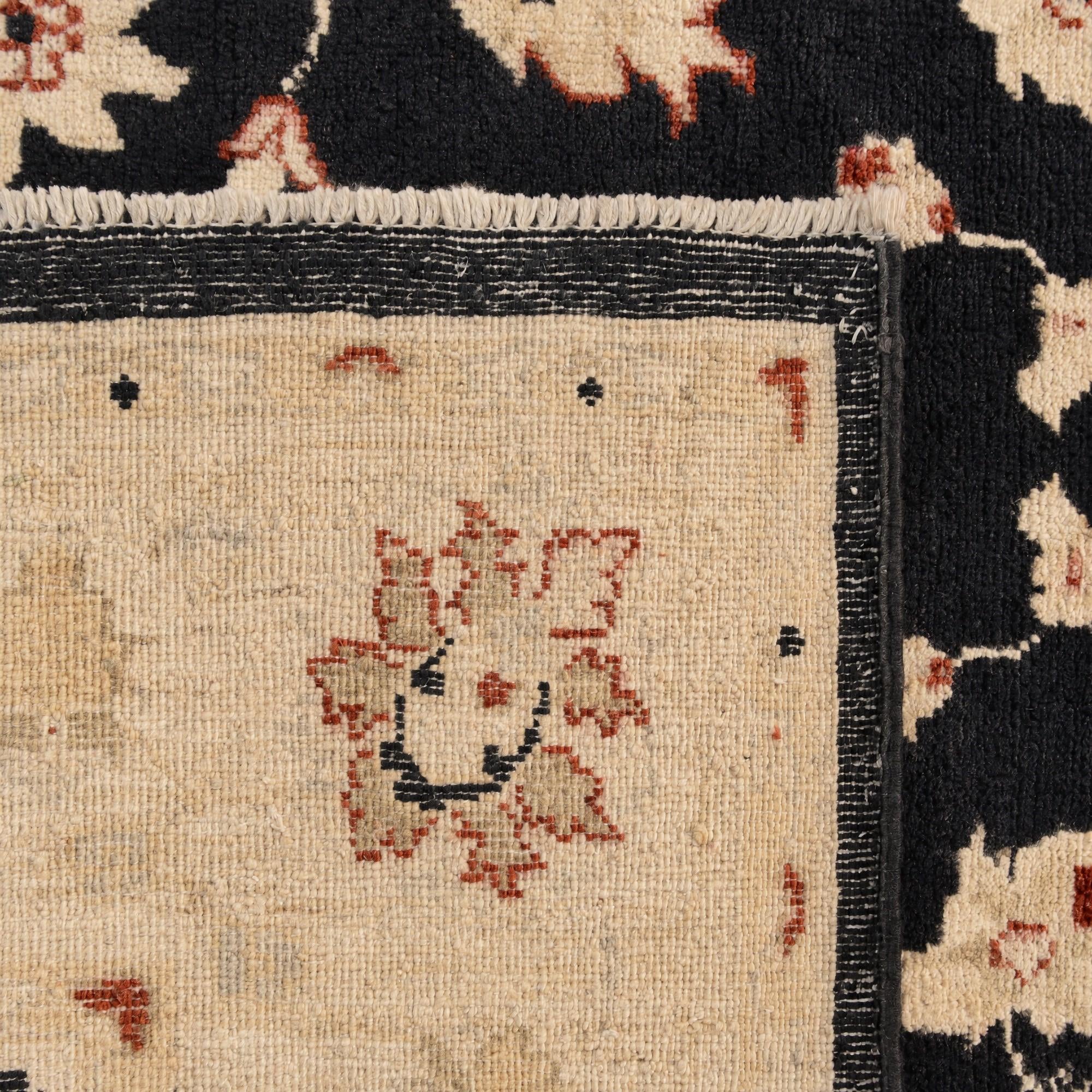150cm x 215cm Hand Knotted Ziegler Rug