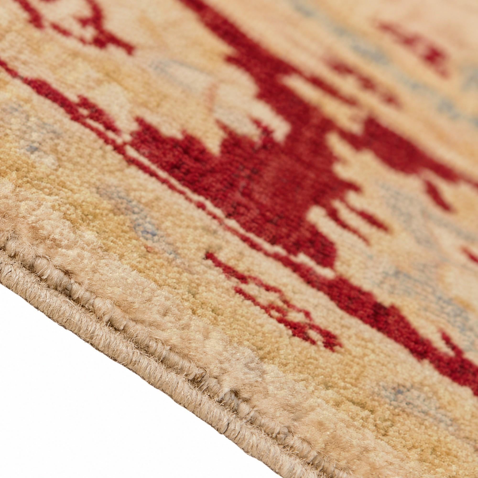 150cm x 205cm Hand Knotted Ziegler Rug
