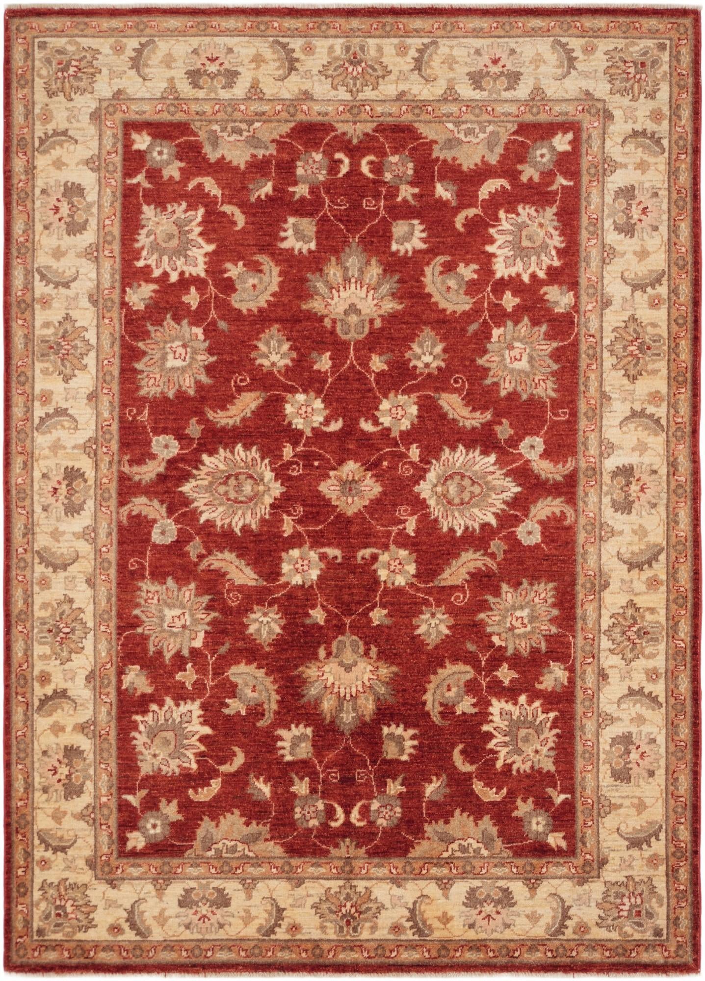 5' 1 x 7' 1 Hand Knotted Ziegler Rug