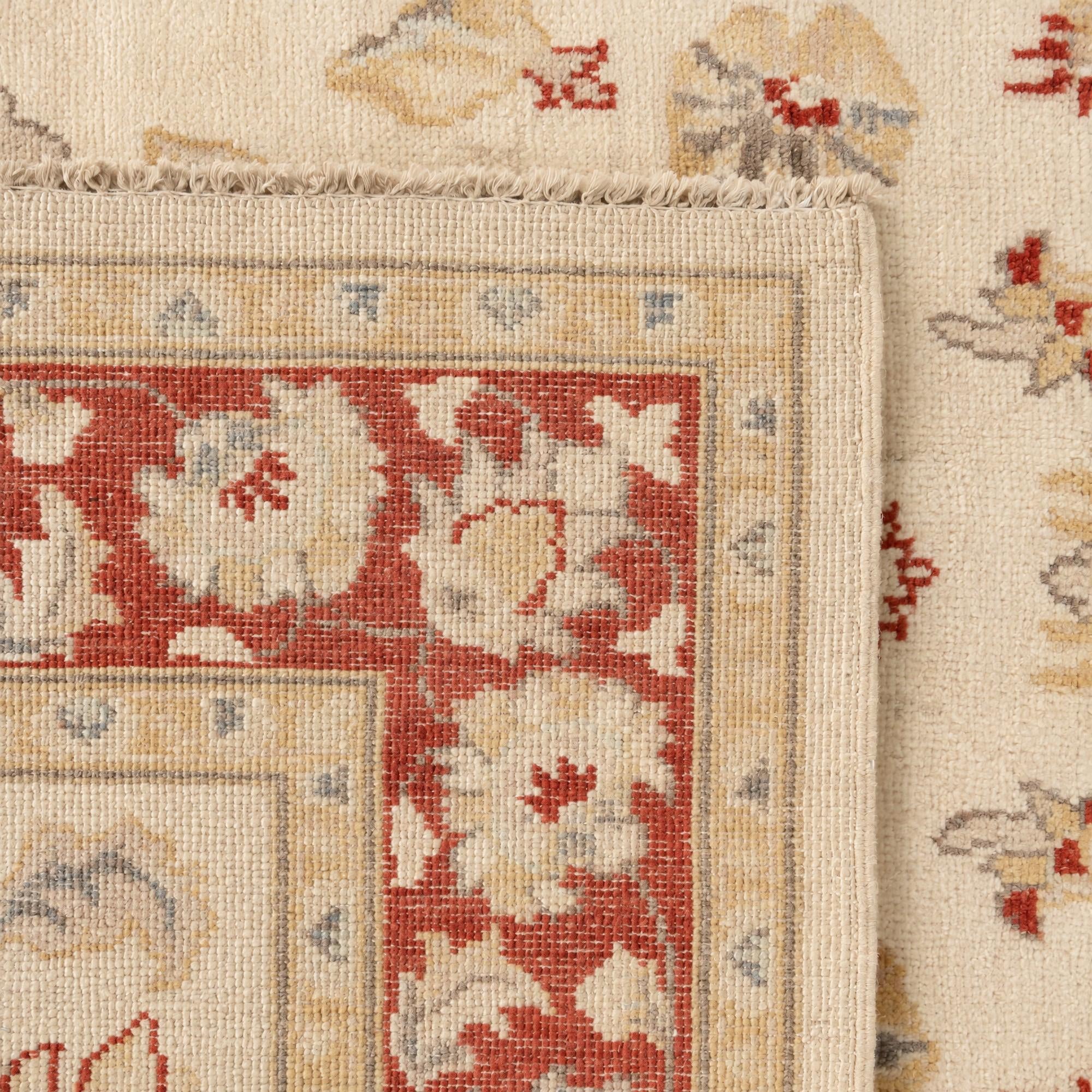 150cm x 200cm Hand Knotted Ziegler Rug