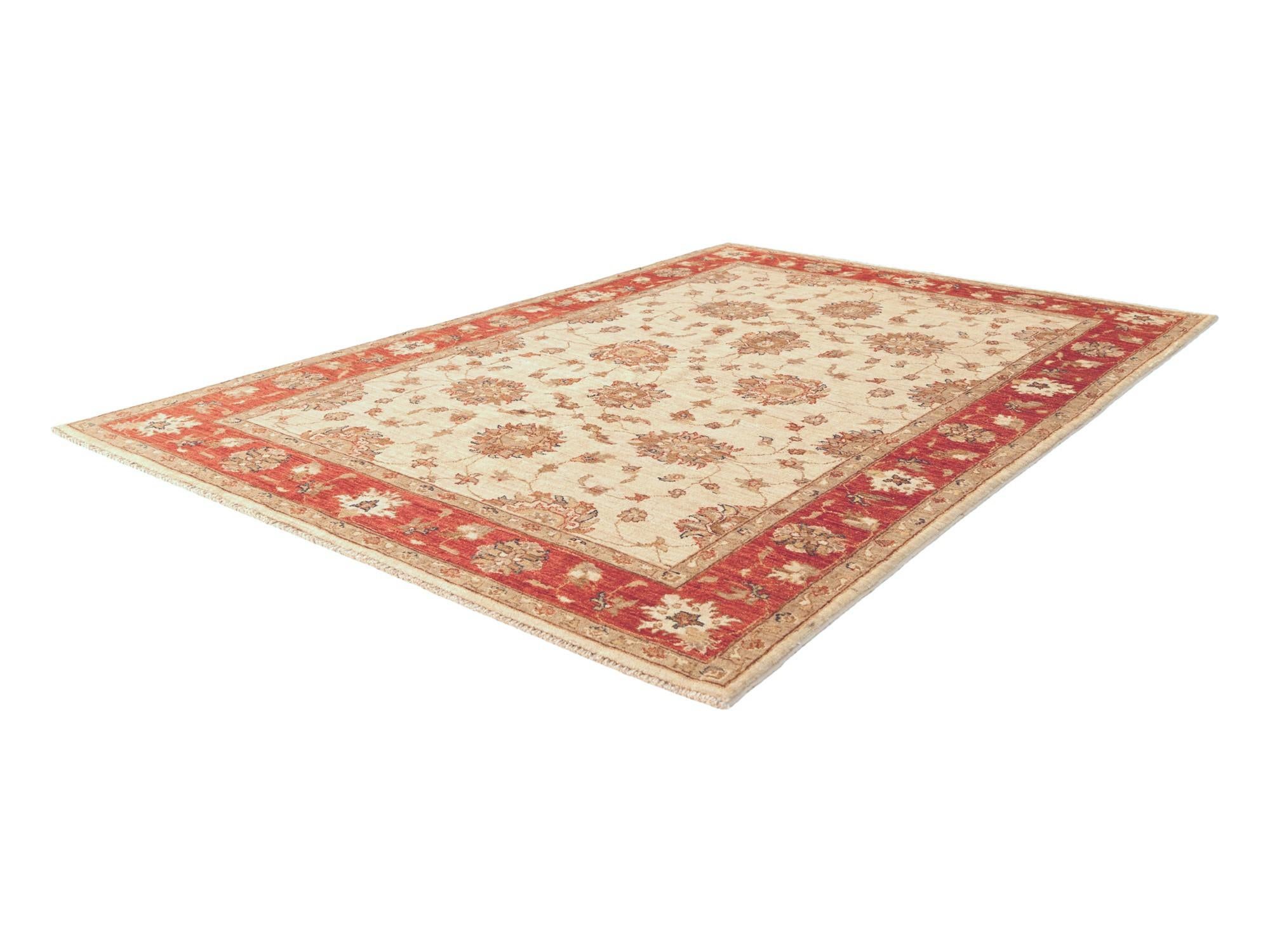 4' 9 x 6' 1 Hand Knotted Ziegler Rug