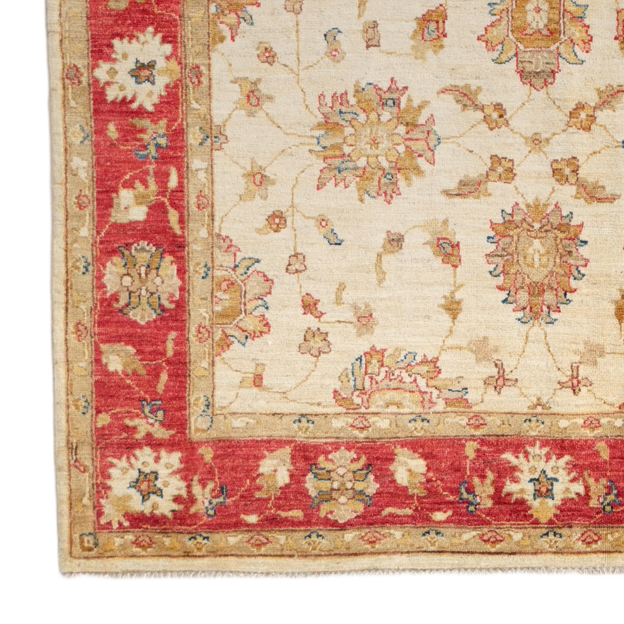 145cm x 185cm Hand Knotted Ziegler Rug