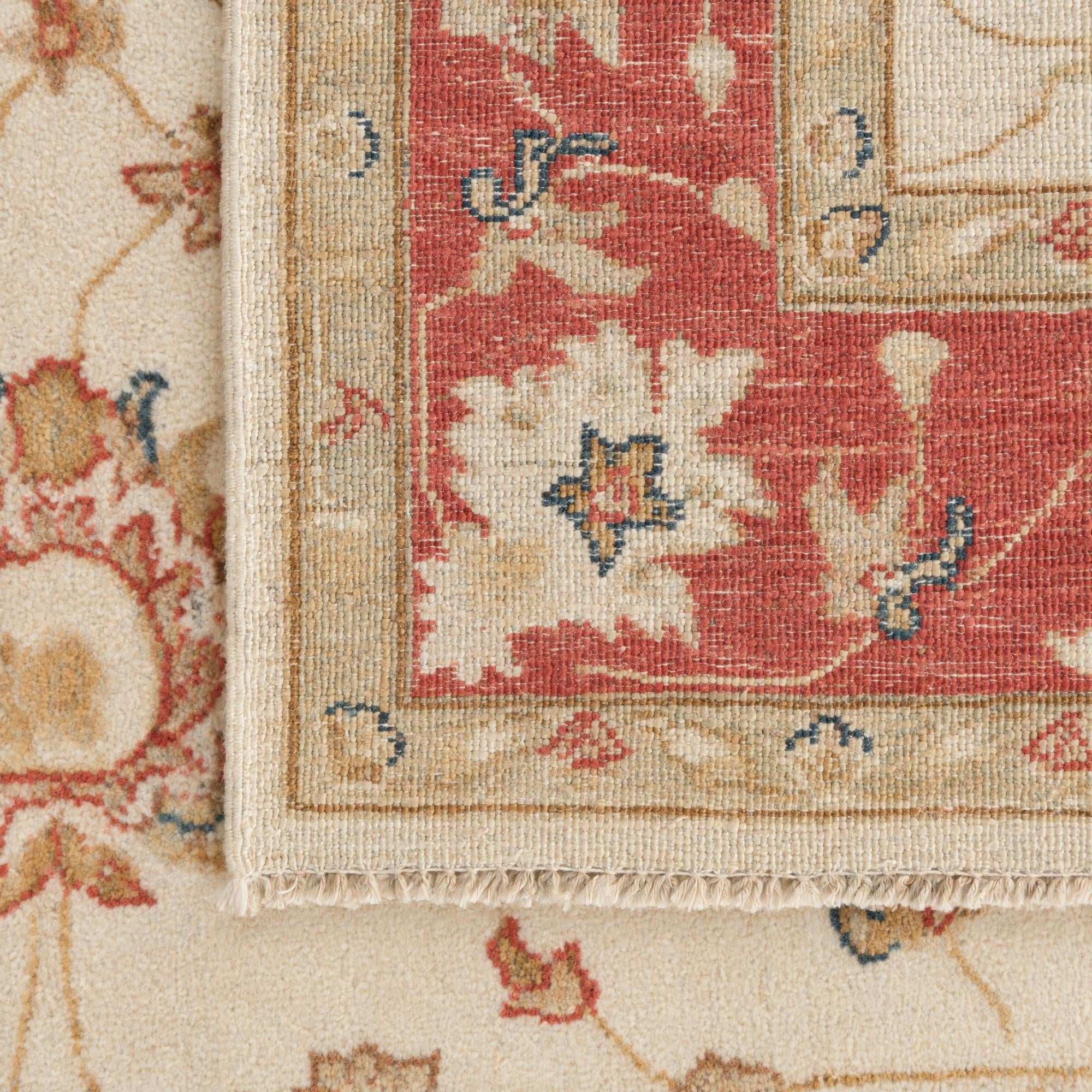 145cm x 185cm Hand Knotted Ziegler Rug