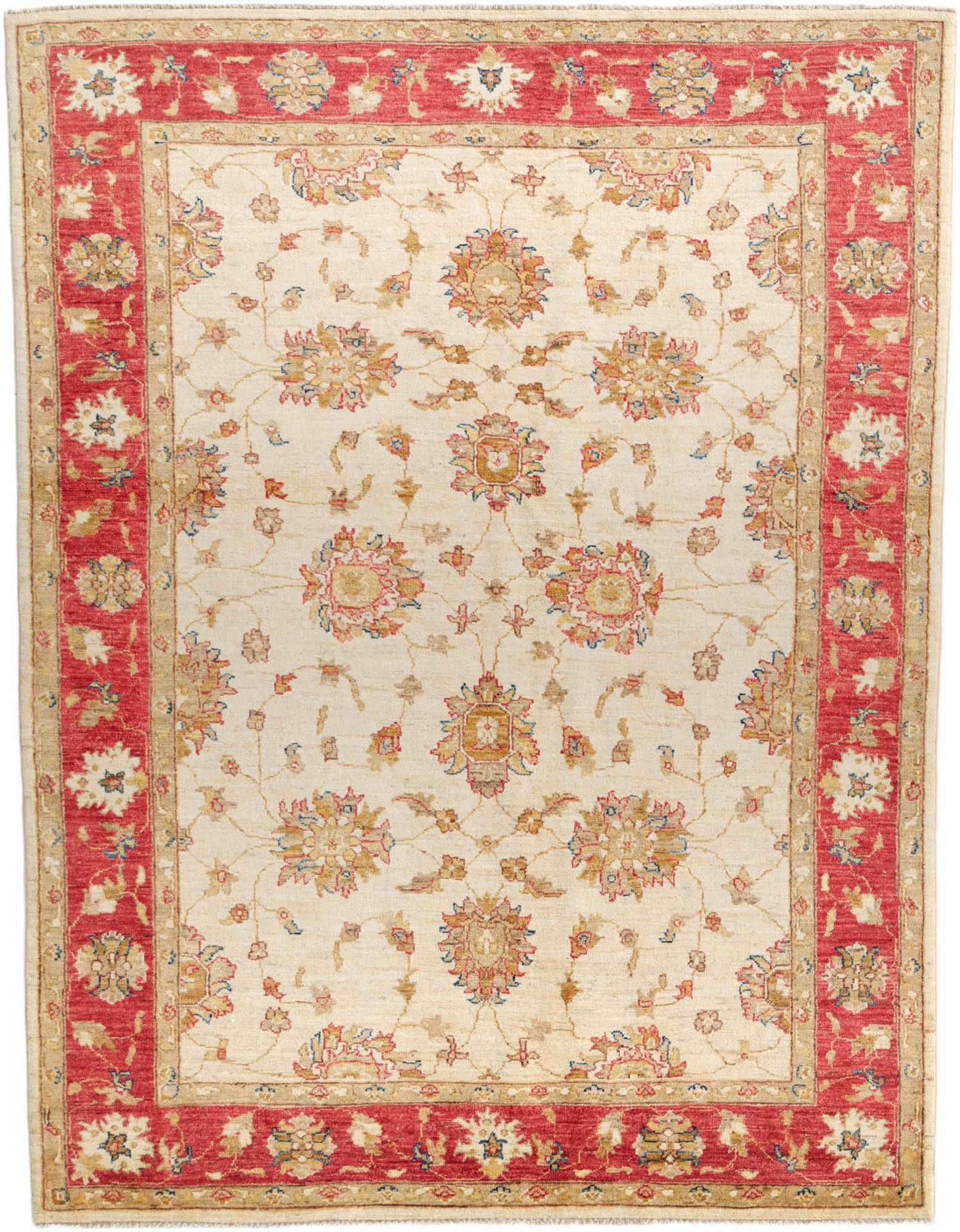 4' 9 x 6' 1 Hand Knotted Ziegler Rug